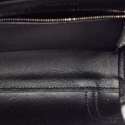Pre Owned Balenciaga Silver Glitter Leather XXS Everyday Tote