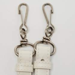 مملوكة مسبقًا Balenciaga Off White Croc Embossed Leather Small Neo Classic Tote