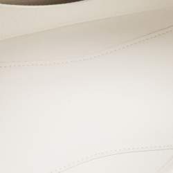 Balenciaga Off White Croc Embossed Leather Small Neo Classic Tote