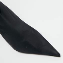 Pre Owned Balenciaga x Adidas Black/White Spandex Knife Over The Knee Boots Size 36