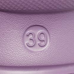 Pre Owned Balenciaga x Crocs Size 39 Purple Rubber Mules