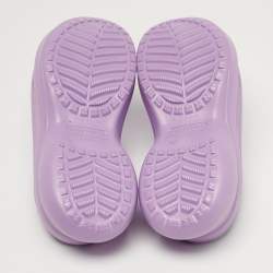 Pre Owned Balenciaga x Crocs Size 39 Purple Rubber Mules
