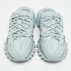 Pre Owned حذاء رياضي بالنسياقا ترايك جلد صناعي أزرق مقاس 42