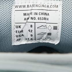 Pre Owned حذاء رياضي بالنسياقا ترايك جلد صناعي أزرق مقاس 42