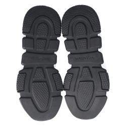 مملوكة مسبقًا Balenciaga Black Knit Speed Clear Sole Sneakers Size 35