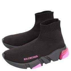 Pre Owned حذاء رياضي بالنسياغا نعل شفاف جورب سبيد مقاس EU 35