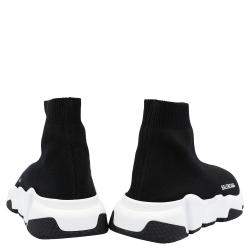 مملوكة مسبقًا Balenciaga Black/White Speed Sneakers  Size EU 36