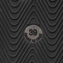 Pre Owned Balenciaga Black Fur Slide Flats Size 39