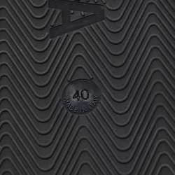 Pre Owned Balenciaga Grey Shearling Fur Flat Slides Size 40