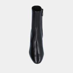 Pre Owned Balenciaga Leather Zip Ankle Boots Size 37.5