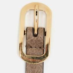 Balenciaga Tri Color Leather B Buckle Waist Belt 80CM