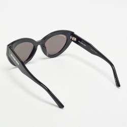 Pre Owned Balenciaga Black BB0073S Cat Eye Sunglasses