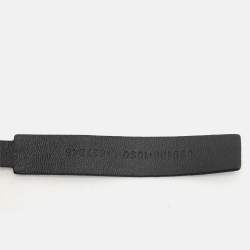 Balenciaga White/Black Rubber Logo Key Holder