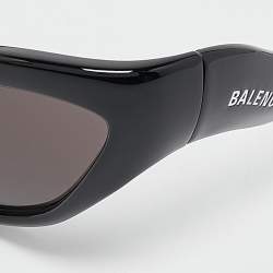 Pre Owned Balenciaga Black BB0319S Hamptons Cat-Eye Sunglasses