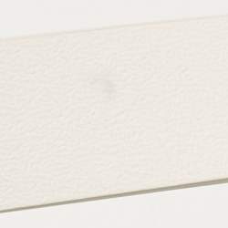 Pre Owned Balenciaga White Leather BB Buckle Belt 75 CM