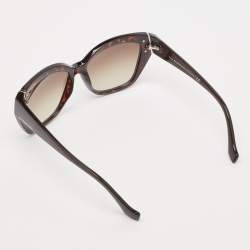 Pre Owned Balenciaga Tortoise Brown Gradient BA 99 52P Butterfly Sunglasses
