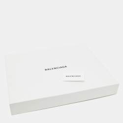 Balenciaga Multicolor Logo Print Wool Scarf