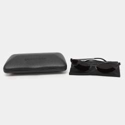 Pre Owned Balenciaga Black BB0179S Rimless Sunglasses