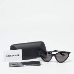 Balenciaga Black BB0101S Extreme Butterfly Sunglasses