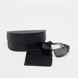 Pre Owned Balenciaga Black BB0257S Shield Sunglasses