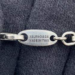 Pre Owned Balenciaga Goth Snake Sword Necklace Metal Rhinestone