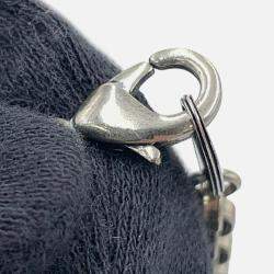 Pre Owned Balenciaga Goth Snake Sword Necklace Metal Rhinestone