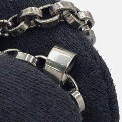 Pre Owned Balenciaga Goth Snake Sword Necklace Metal Rhinestone