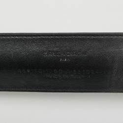 مملوكة مسبقًا سوار بالنسياغا جلد أسود سايكل