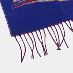 مملوكة مسبقًا Balenciaga Blue Wool muffler