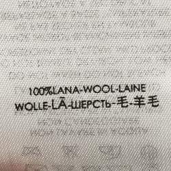 مملوكة مسبقًا وشاح بالنسياغا صوف بنمط الشعار وردي/أسود