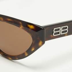 مملوكة مسبقًا نظارة شمسية بالنسياغا عين قطة BB0270S بنية/سلحفاة