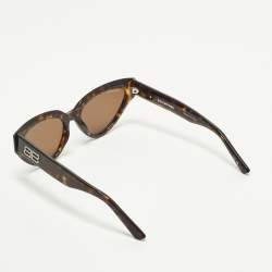 مملوكة مسبقًا نظارة شمسية بالنسياغا عين قطة BB0270S بنية/سلحفاة