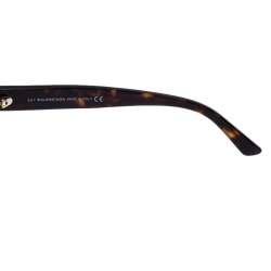 Pre Owned Balenciaga Dark Havana/ Brown Gradient BA 132 Square Sunglasses