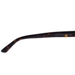 Pre Owned Balenciaga Brown Tortoise Gradient BA 127 Half Rim Cat Eye Sunglasses