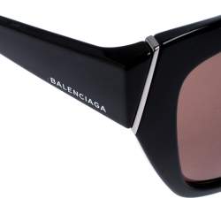 Pre Owned Balenciaga Black Gradient BA 99 Cat Eye Sunglasses