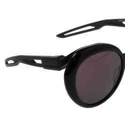 Pre Owned Balenciaga Black Tone/ Grey BB0024S Oversized Sunglasses