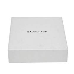 Pre Owned Balenciaga Gold Tone Triple Ball Layered Link Bracelet S