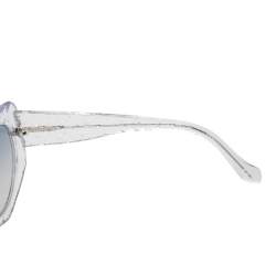 Pre Owned Balenciaga Clear Acetate BA 34 Bubble Sunglasses