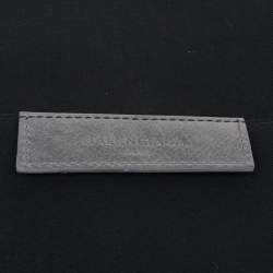 Balenciaga Grey Leather Laptop Case