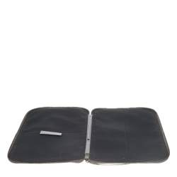 Balenciaga Grey Leather Laptop Case