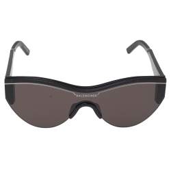 Pre Owned Balenciaga Black BB0004S Cat Eye Sunglasses