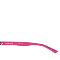 Pre Owned Balenciaga Pink/Grey BB0182S-003 Cat-Eye Sunglasses