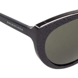 Pre Owned Balenciaga Grey/Black BA33 Cat Eye Sunglasses