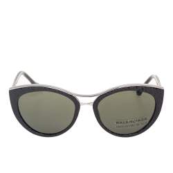 Pre Owned Balenciaga Grey/Black BA33 Cat Eye Sunglasses