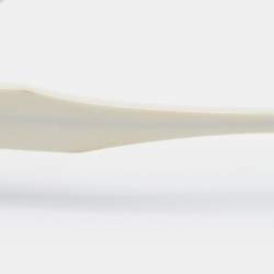 Pre Owned Balenciaga White Gradient BB0048S Rectangular Sunglasses