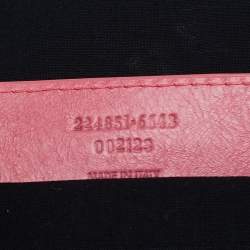 Balenciaga Pink Leather Arena Hardware Laptop Case