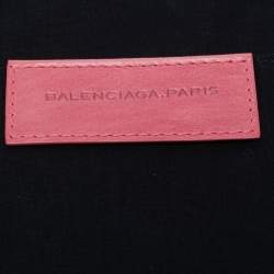 Balenciaga Pink Leather Arena Hardware Laptop Case