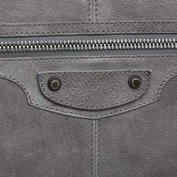 Balenciaga Ardoise Leather Arena Hardware Laptop Case