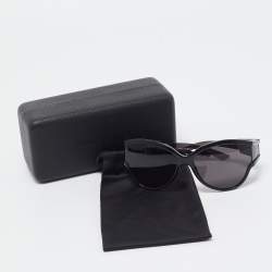 Pre Owned Balenciaga Black BB0038S Cat Eye Sunglasses