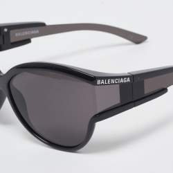 Pre Owned Balenciaga Black BB0038S Cat Eye Sunglasses